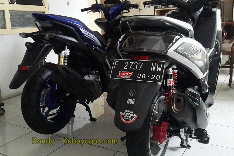 Ergonomi Yamaha Aerox  155  vs Yamaha NMax 155  Dimensi 