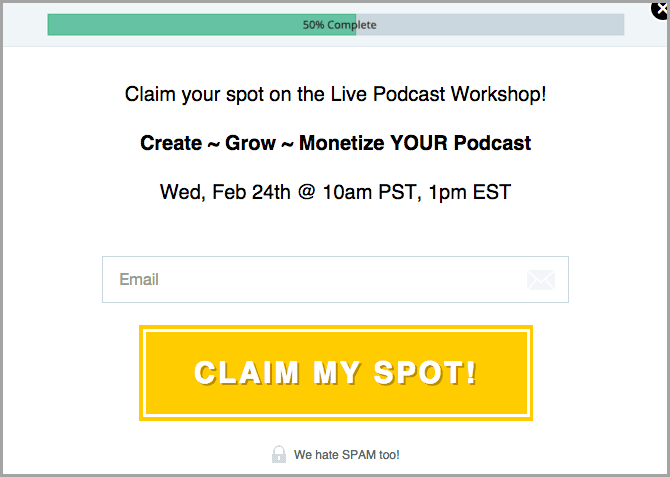 podcasters paradise signup for lead magnet ideas