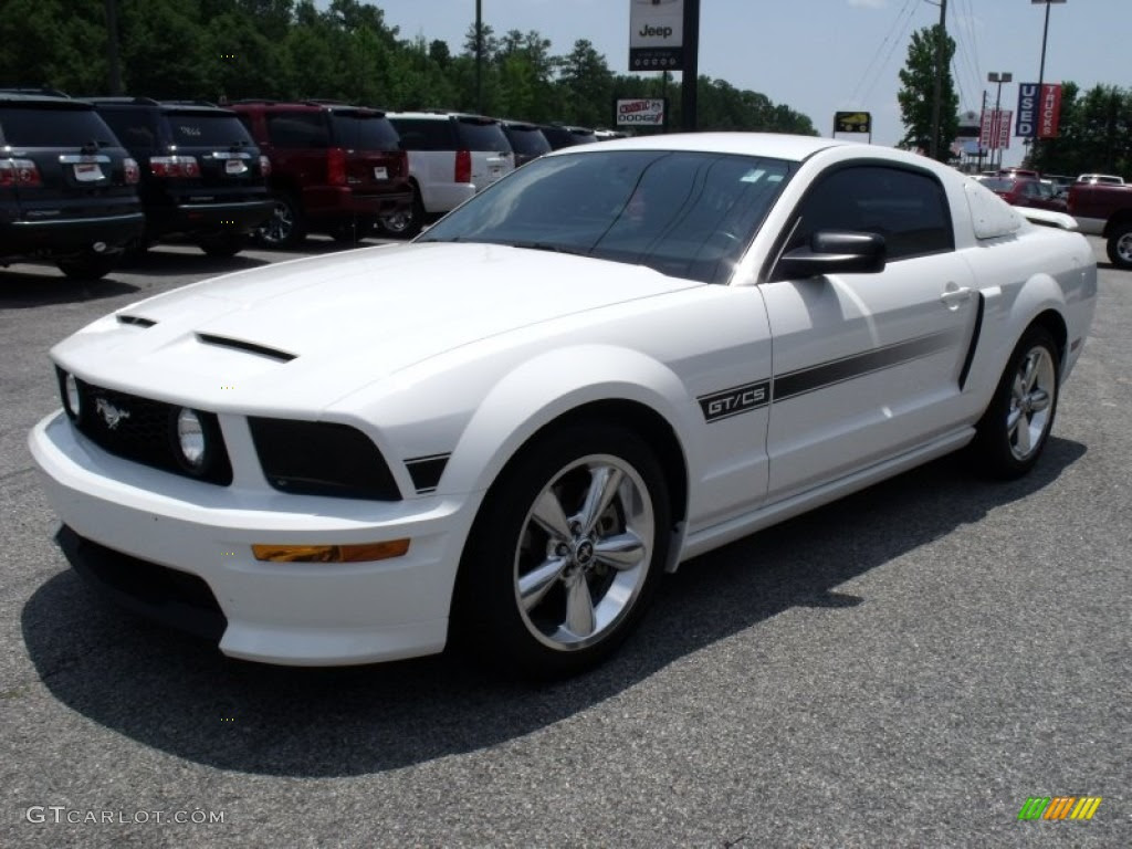 2007 Performance White Ford Mustang Gtcs California Special