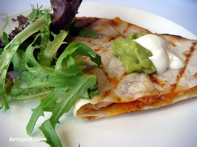 Chicken and Cheese Quesadillas