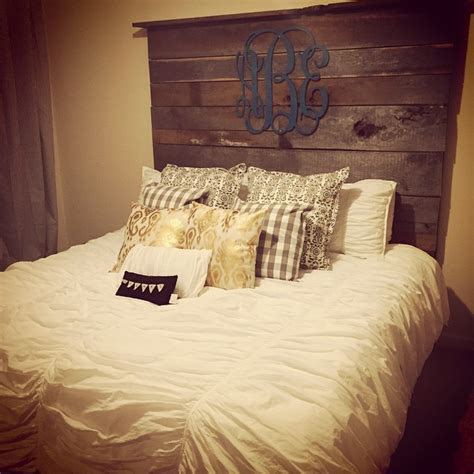 barnwood headboard shanty  chic