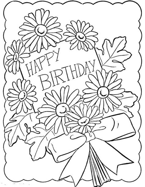 These happy birthday coloring sheets feature festive design elements, such as cakes, balloons, gifts, party hats, birthday cards, and more. happy birthday coloring pages happy birthday coloring pages coloring