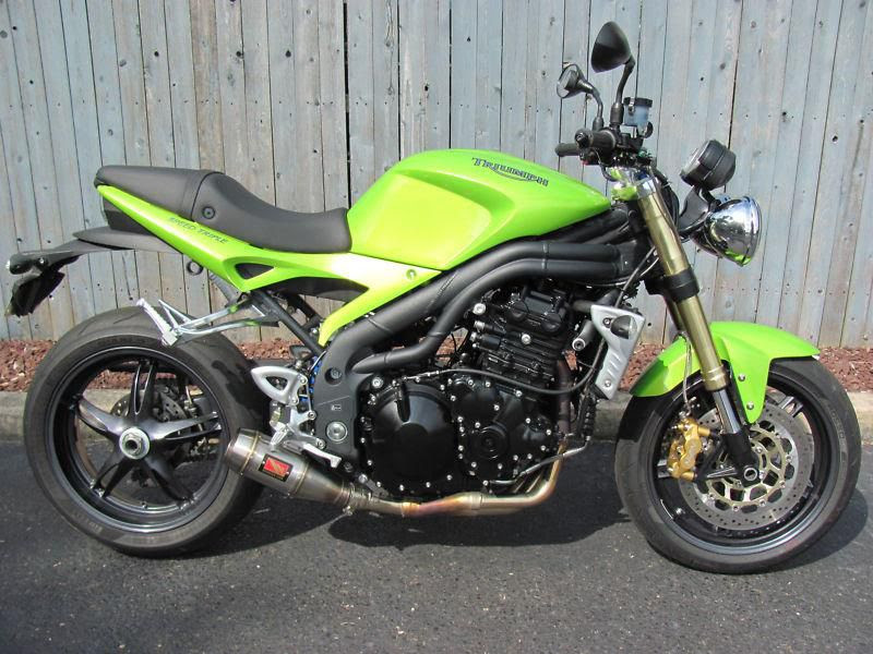2007 Roulette Green Triumph Speed Triple 1050 for sale on ...