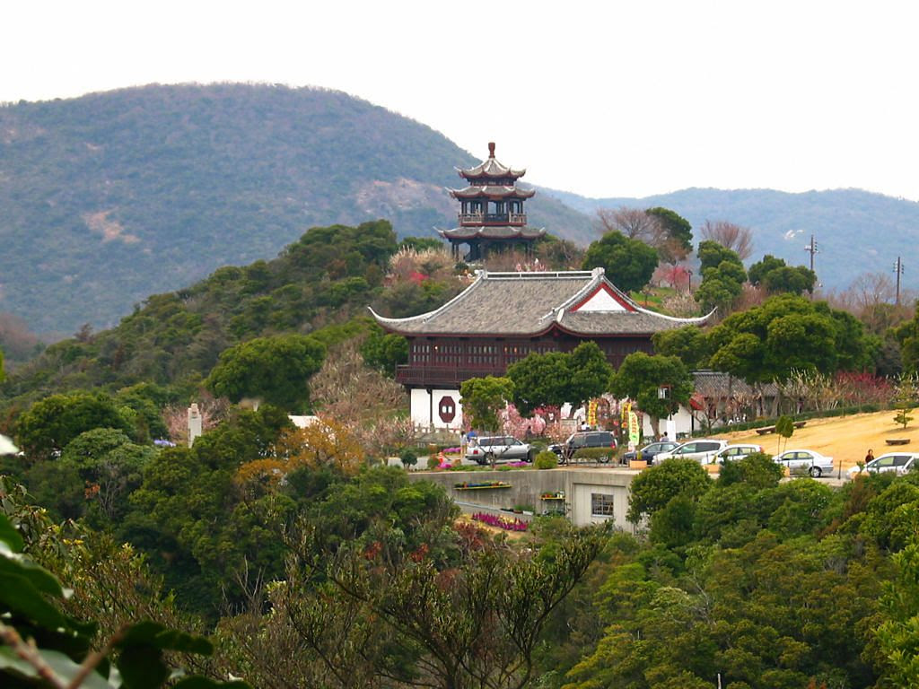世界の梅公園と梅林 梅の町御津町 壁紙写真集 無料写真素材