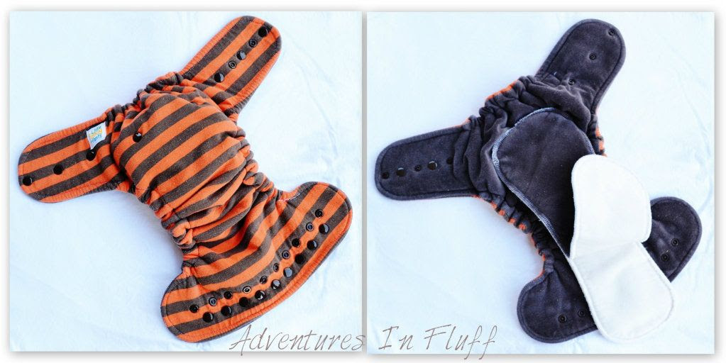 Little Fancy Pants One-Size Hybrid Fitted Cloth Diaper - Inside & Outside