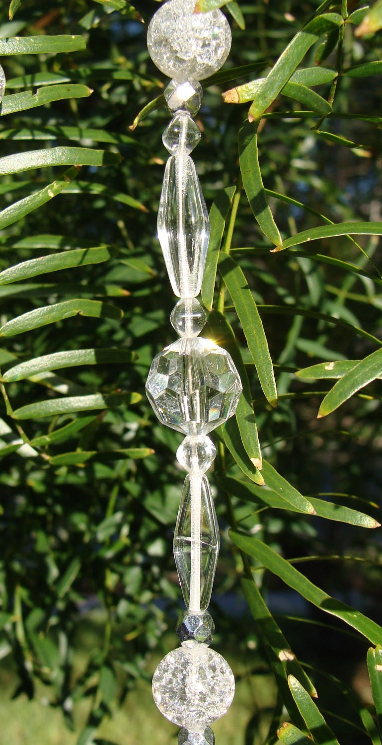 Sparkling Crystal Icicle Ornament