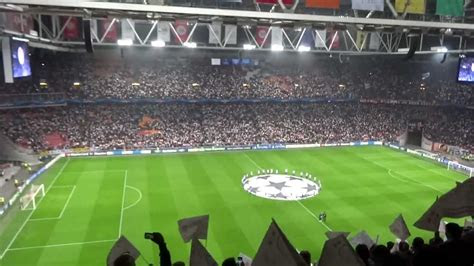 Ajax are this season's football fairytale—a team with amazing ability and, seemingly, no boundary to their limitations. Pre Match Champions League Amsterdam Arena- Ajax v Man City - YouTube