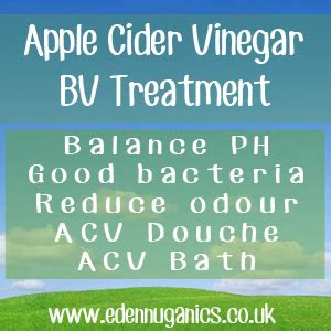 apple cider vinegar  bacterial vaginosis bv