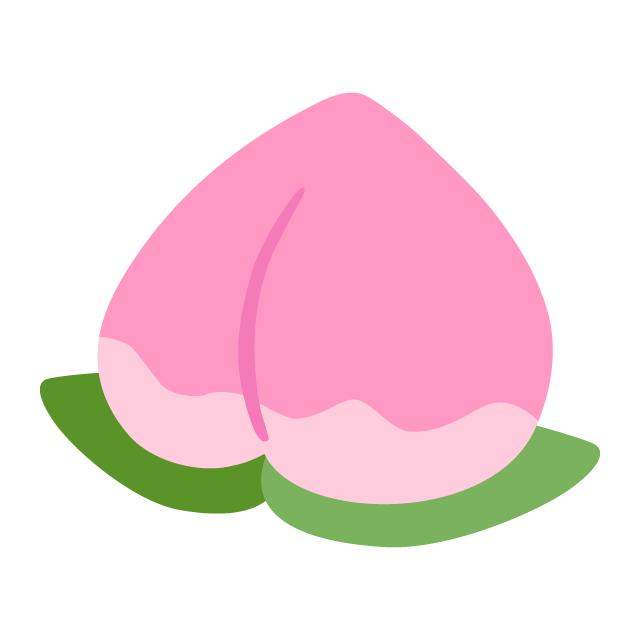 コンプリート 桃 画像 フリー イラスト