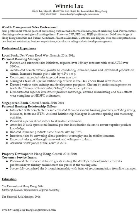 resume format resume templates hong kong