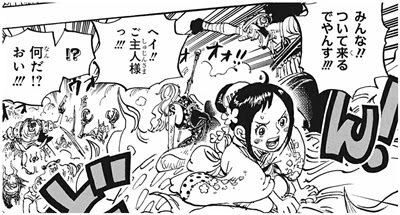 ワンピースでお玉の悪魔の実の能力とは 動物系のsmileの能力者にも通用するのか Legend Anime