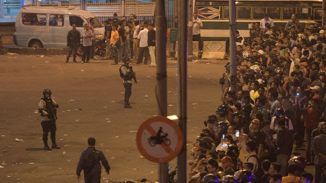 Situasi TKP Bom Kampung Melayu (Antara/SigidKurniawan)