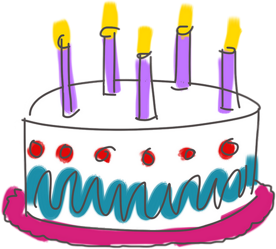 Clipart Gateau D Anniversaire