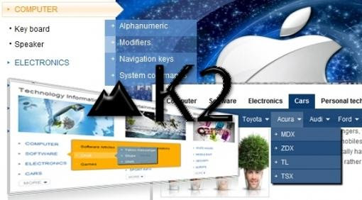 SJ K2 Categories II - Joomla! Module For J1.7, j2.5