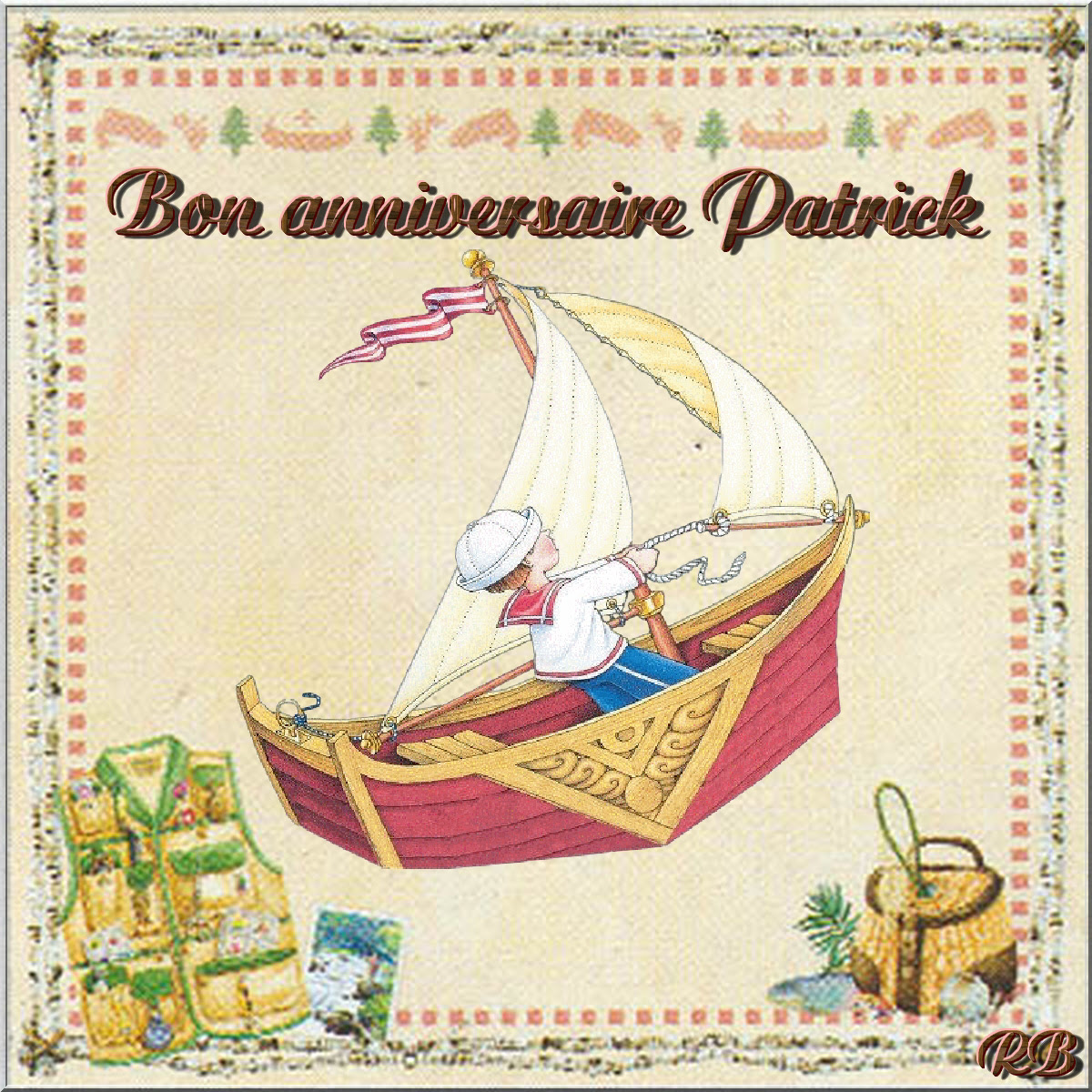 Bon Mardi Et Bon Anniversaire Patrick L Univers De Patounette Et Ses Amis Es