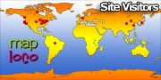 Locations of Site Visitors