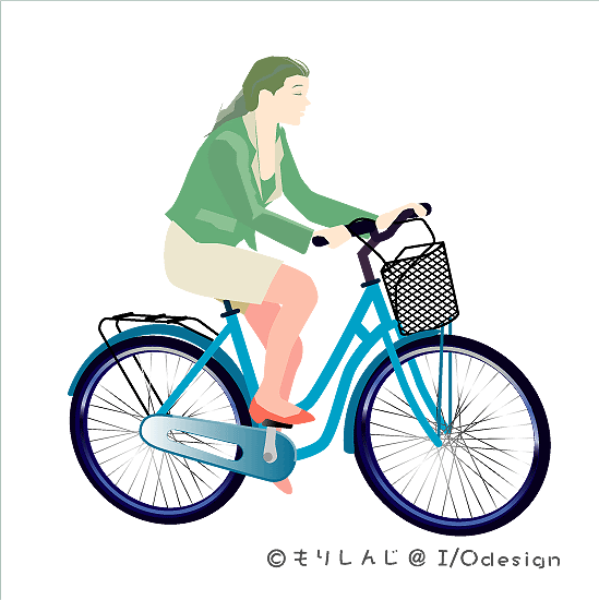 無料イラスト自転車素材集のどうぐばこ アイオーデザイン 福岡市城南区のホームページ作成を中心にチラシ印刷を行うデザイン事務所