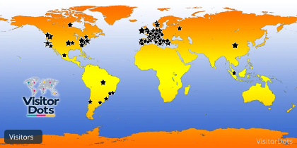 Profile Visitor Map - Click to view visits