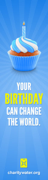 Give up your next birthday and bring clean water to people in need