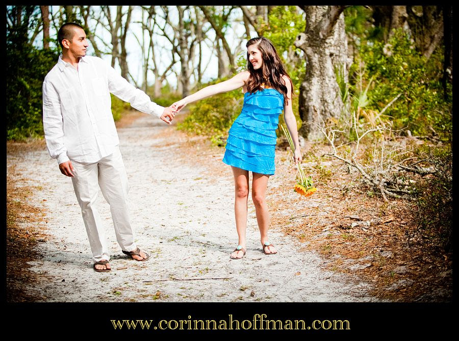 Engagement Beach Photo Session,Engage,Proposal,Jacksonville FL Wedding Photographer,Corinna Hoffman Photography