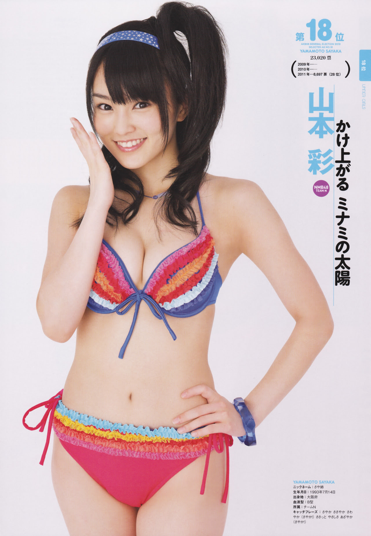 阿彩 12總選水着公式書訪談 山本彩 Akb48板 Disp s