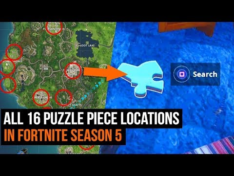 Fortnite: Jigsaw Puzzle Pieces Location (Season 8)