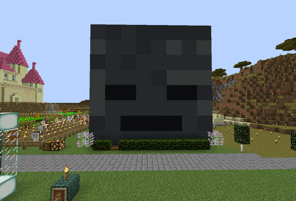 コマンドでウィザー専用ハウス作りました マイクラ初心者が行く