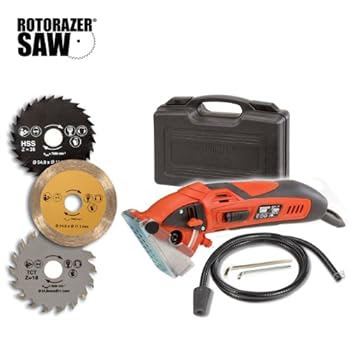 Rotorazer Saw - Scie Circulaire - 3 Lames - Tout Type de Matériaux - Puissance 400 W Rotorazer Saw - Scie Circulaire - 3 Lames - Tout Type de Matériaux - Puissance 400 W