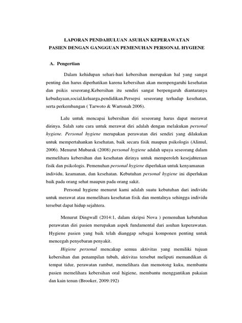 371134489-Laporan-Pendahuluan-Asuhan-Keperawatan-Personal