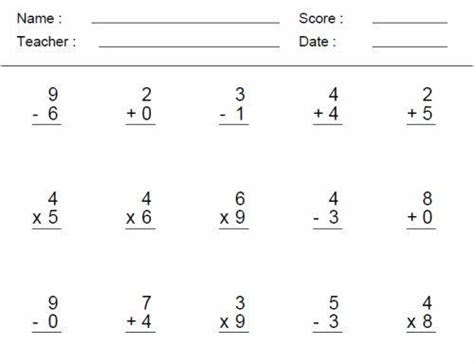  3rd grade math equations worksheets preschool printable