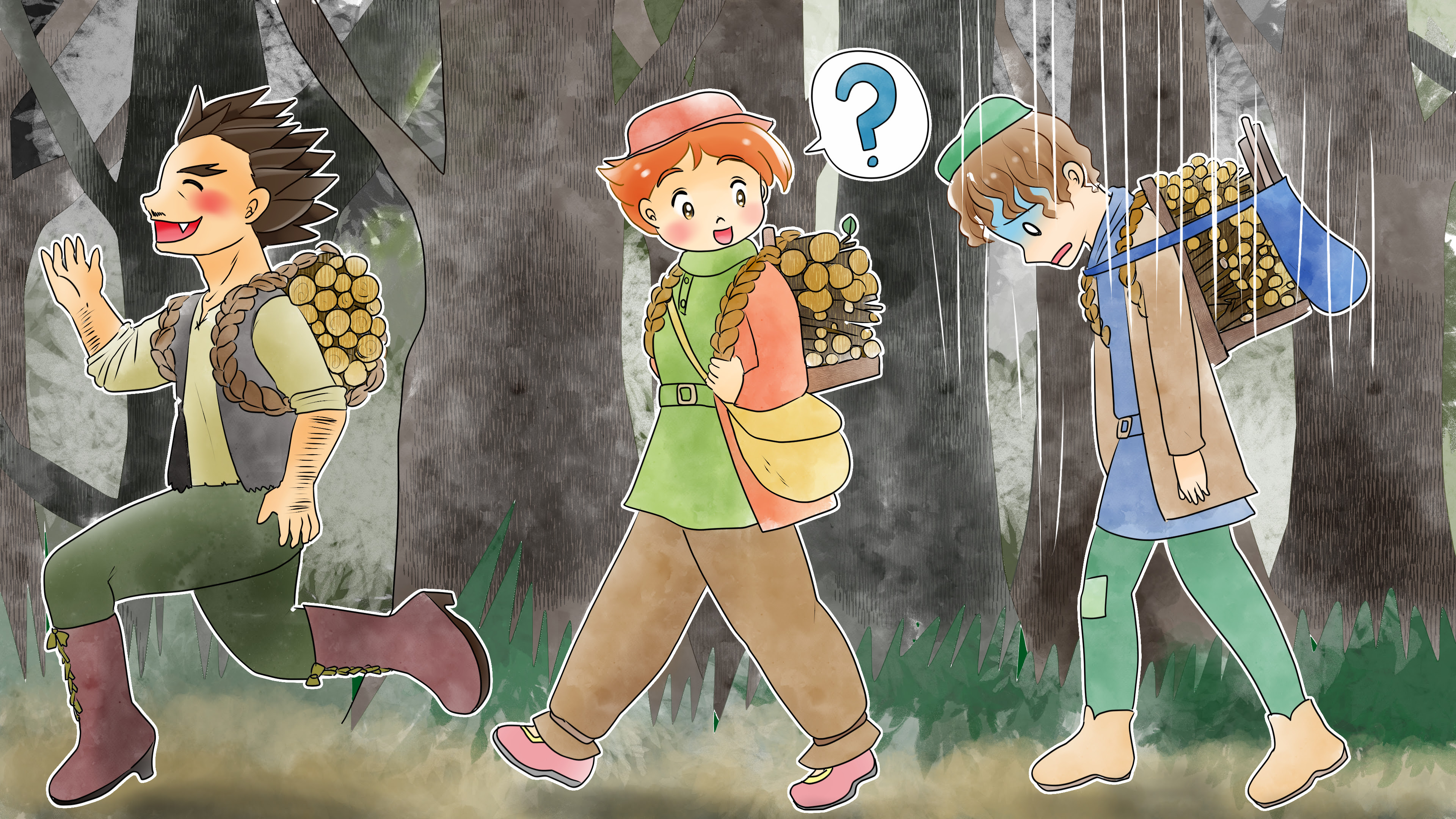 オオカミ男 イギリスの昔話 ハロウィン 世界のこわ い話 特集 福娘童話集