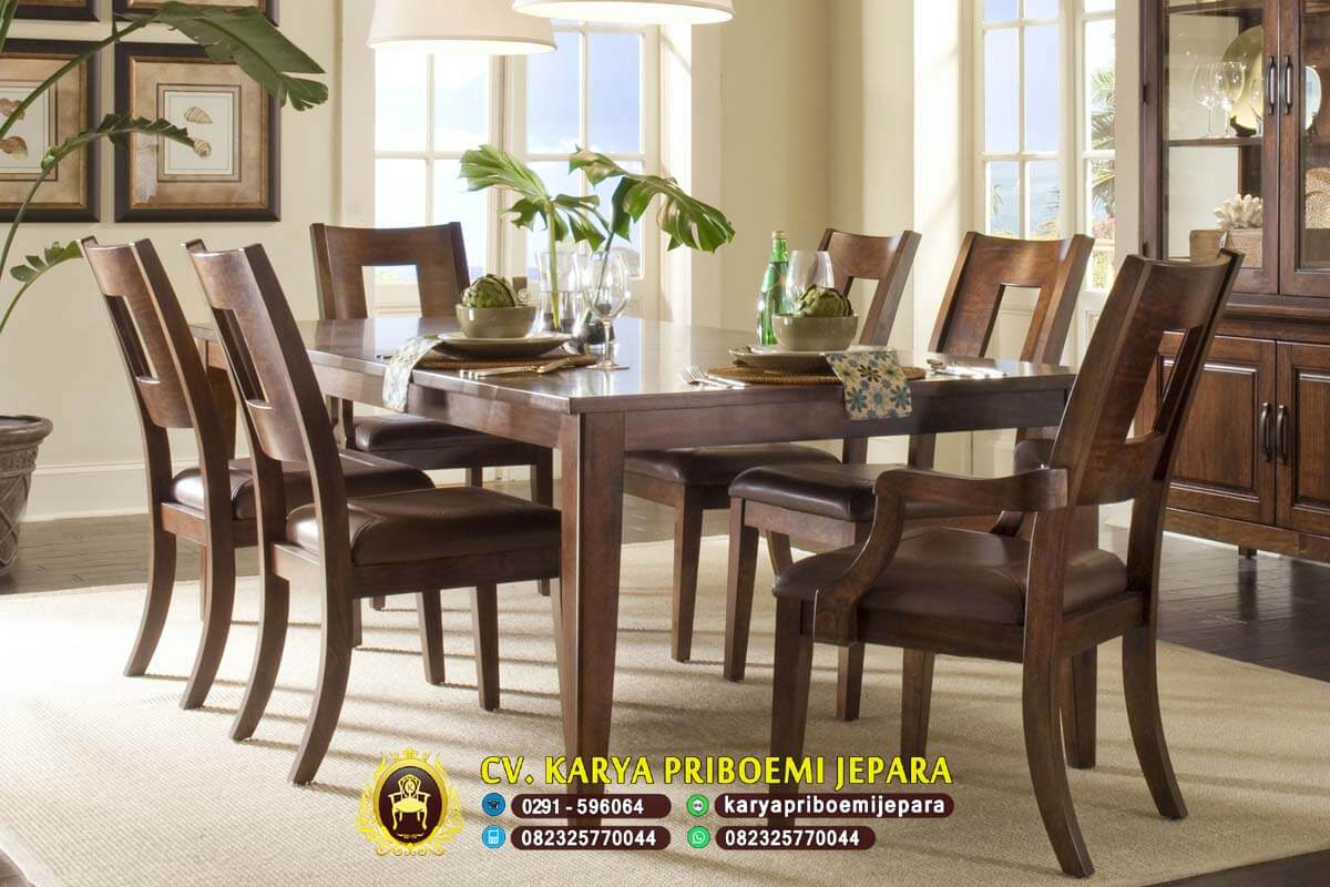  Meja  Makan  Minimalis Antik  Kayu Jati