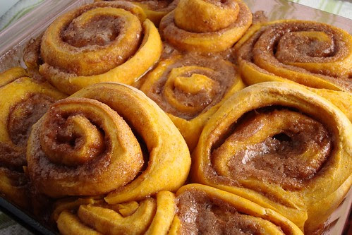 Pumpkin Cinnamon Rolls
