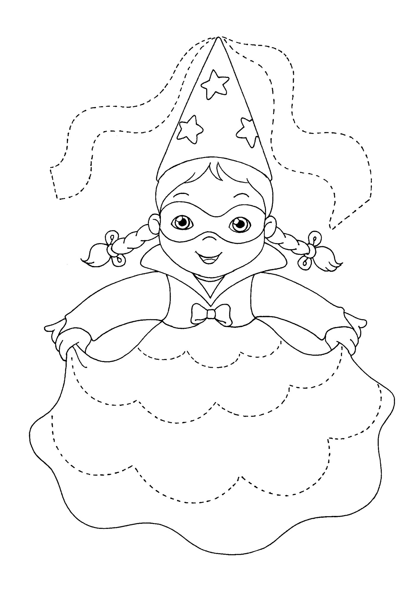 Disegni da colorare per Carnevale