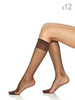 Filodoro Pack x 12 Medias Mate 20 Deniers (Capuchino)