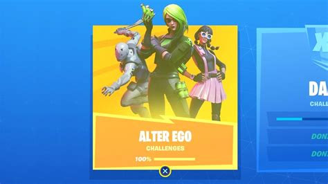 fortnite  alter ego challenges guide secret outfit