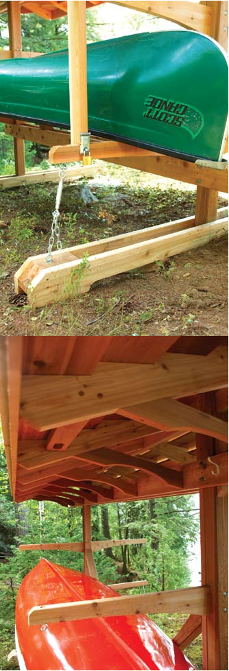 Free Canoe Boat Rack Wood Plans