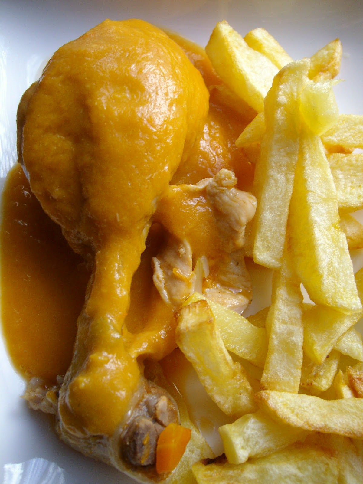 Pollo con salsa de vino blanco - Receta fácil paso a paso
