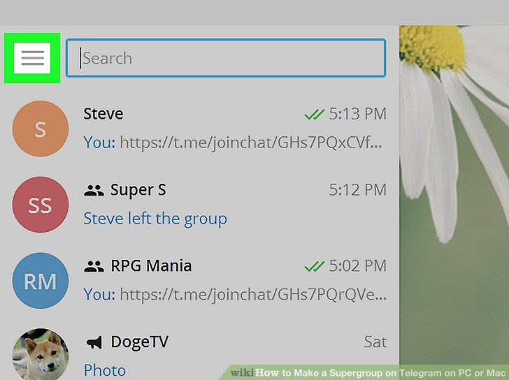 Make a Supergroup on Telegram on PC or Mac Step 2.jpg