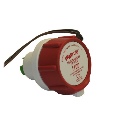 Rule 47DR Marine Rule 1100 Replacement Motor for Tournament Series Livewell Pumps