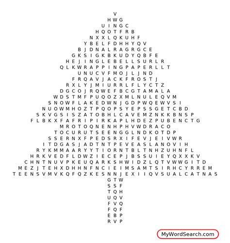  christmas word search