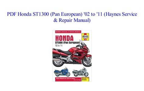 Download PDF Online honda pan european service manual Doc PDF