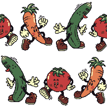 スマホ用ページ やさいキャラクター 胡瓜 人参 トマト No 173 野菜キャラの壁紙用イラスト 条件付フリー素材集