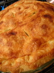 The best apple pie crust ever.  Made with vodka!