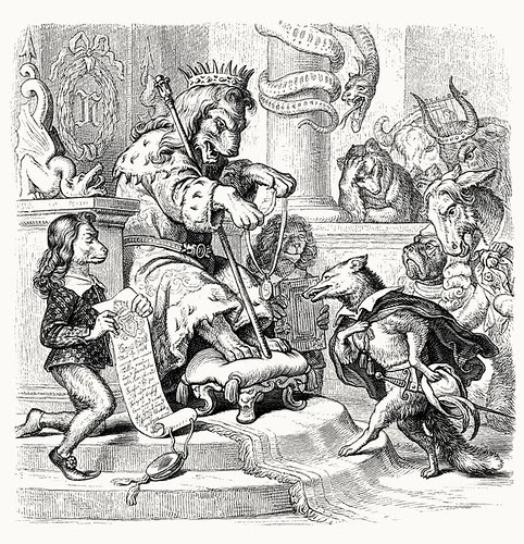 Wilhelm von Kaulbach - Reineke Fuchs, 1857 (Goethe) p48 (coconino)