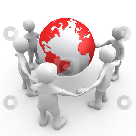 pictures of people holding hands around. 3D People Holding Hands Around