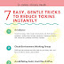What does it feel like when toxins leave your body?