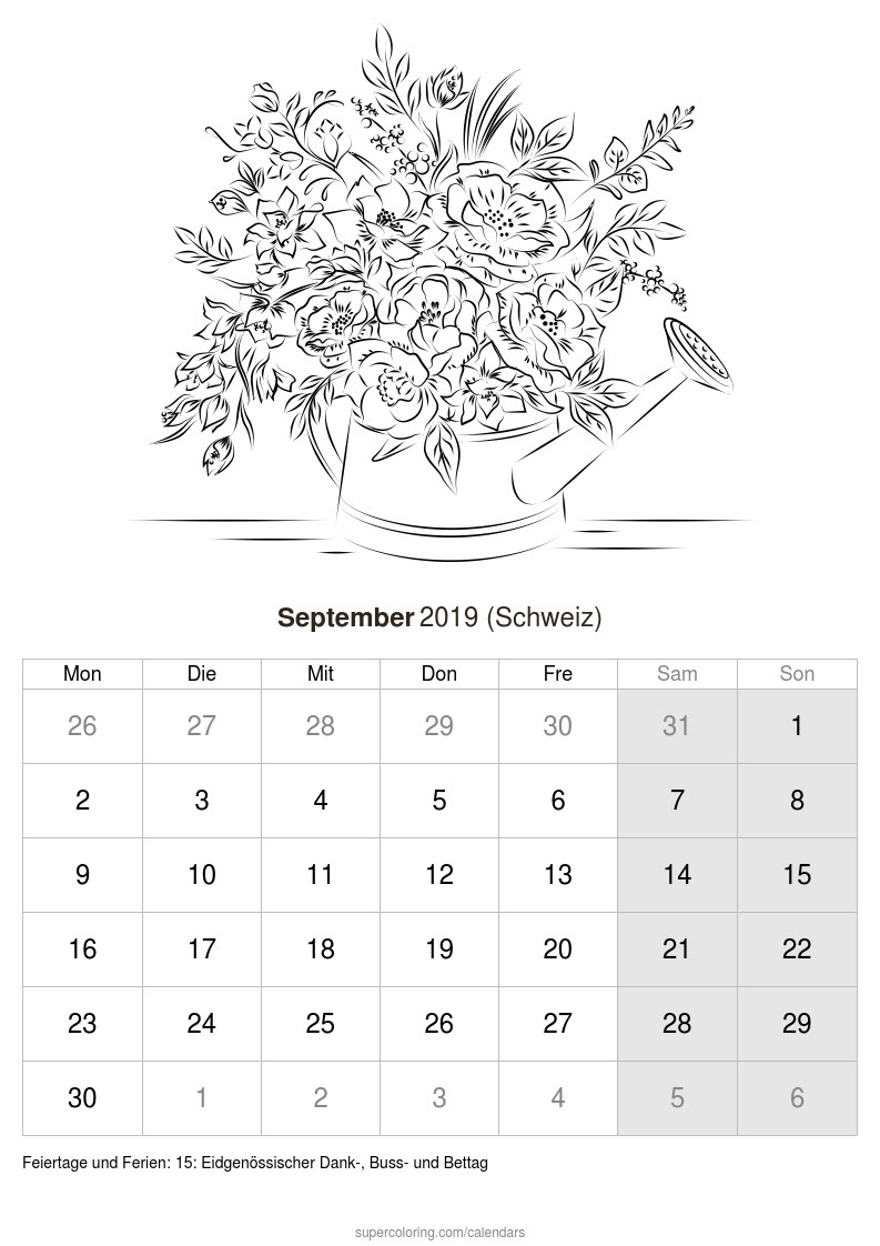Kalender September 2020 Zum Ausdrucken Kalender 2020 Zum