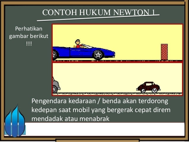 Pengertian, Rumus, Bunyi dan Contoh Penerapan Hukum Newton 