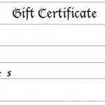 28 Cool Printable Gift Certificates | Kitty Baby Love
